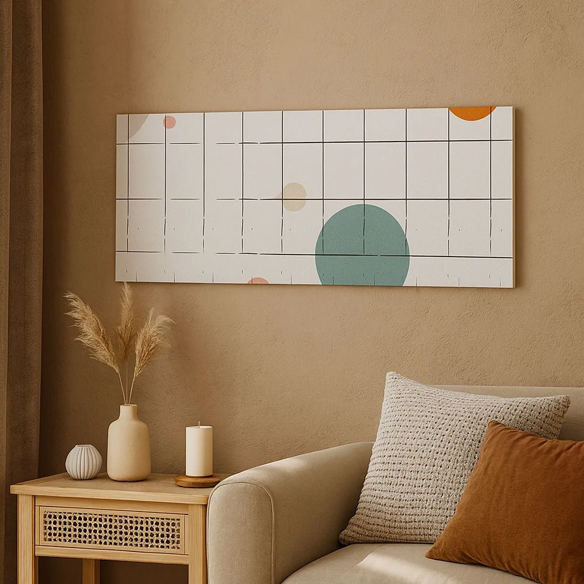 Bild auf Leinwand - Leinwandbild - Gefangen. Wir oder sie? - 100x40 cm