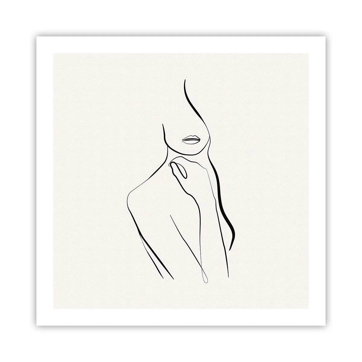 Poster - Eine Welle der Melancholie - 60x60 cm
