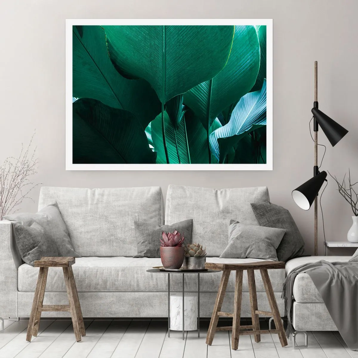 Poster - Dem Licht zugewandt - 91x61 cm