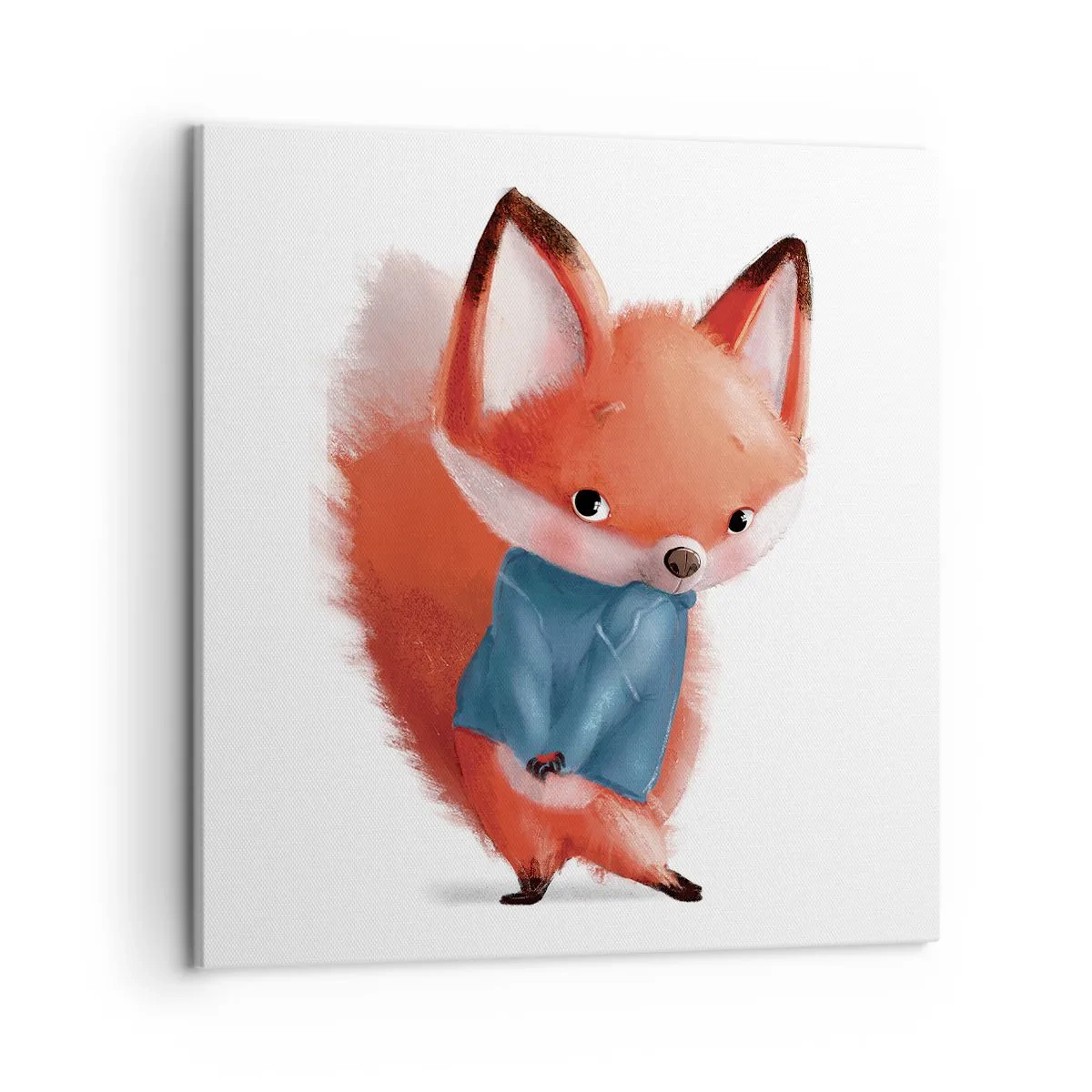 Bild auf Leinwand - Leinwandbild - Steht mir das gut? - 50x50 cm