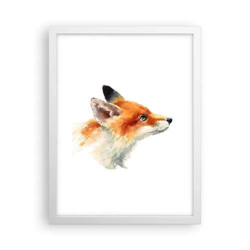 Poster in einem weißen Rahmen - Man kann nie vorsichtig genug sein - 30x40 cm