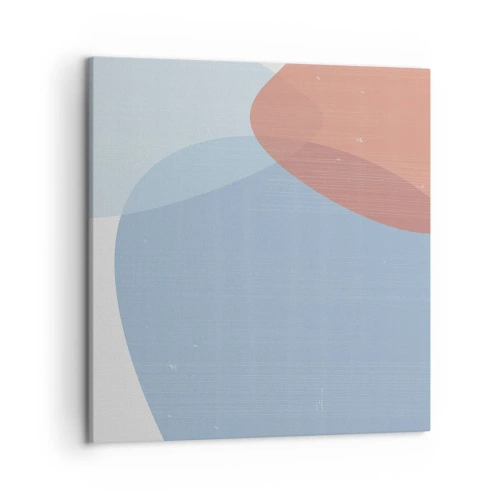Bild auf Leinwand - Leinwandbild - Pastellbeziehungen - 50x50 cm