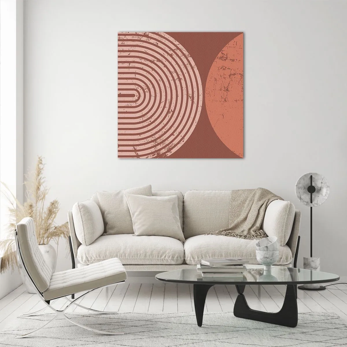 Glasbild - Bild auf glas - Enge Beziehung - 70x70 cm