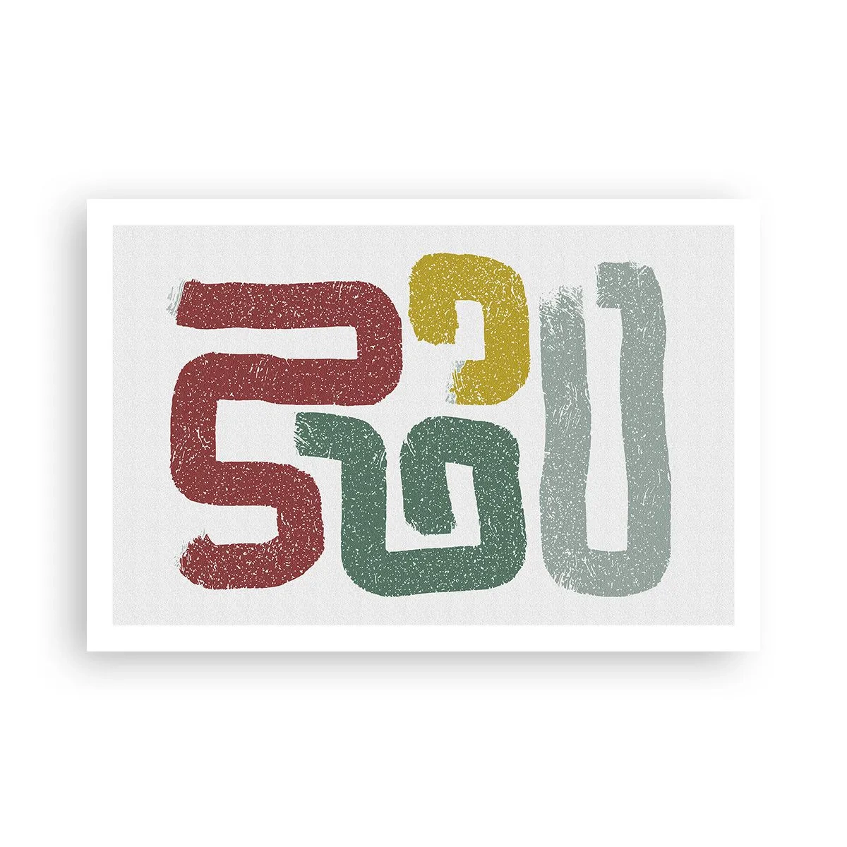 Poster - In einer unbekannten Sprache - 91x61 cm