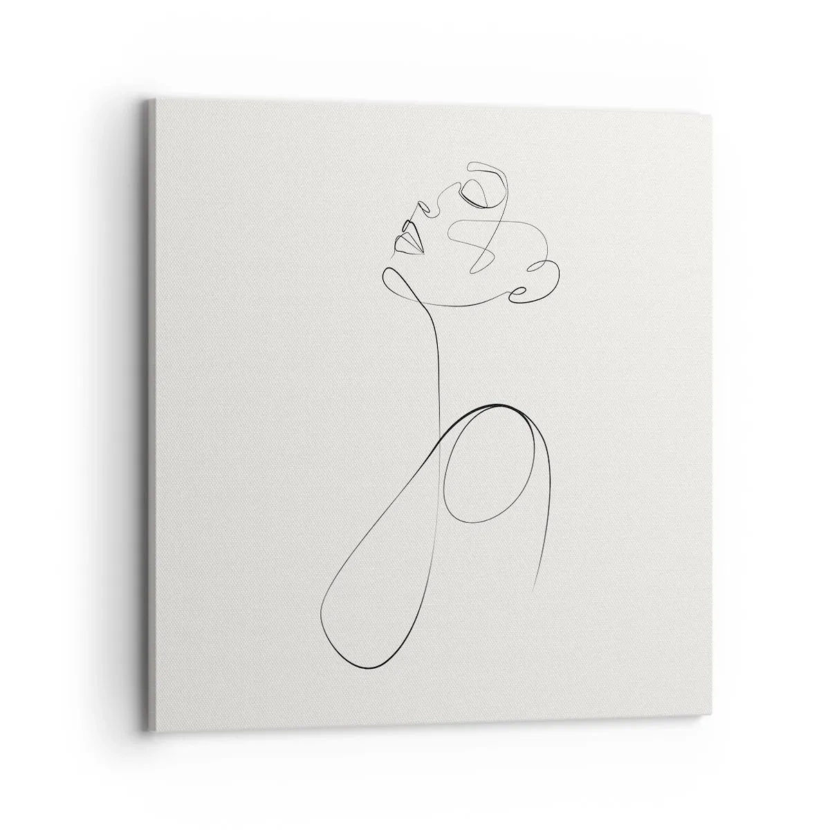 Bild auf Leinwand - Leinwandbild - Versunken in Träumen - 70x70 cm