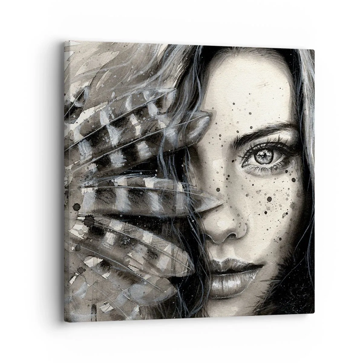 Bild auf Leinwand - Leinwandbild - Wilde Schönheit - 30x30 cm