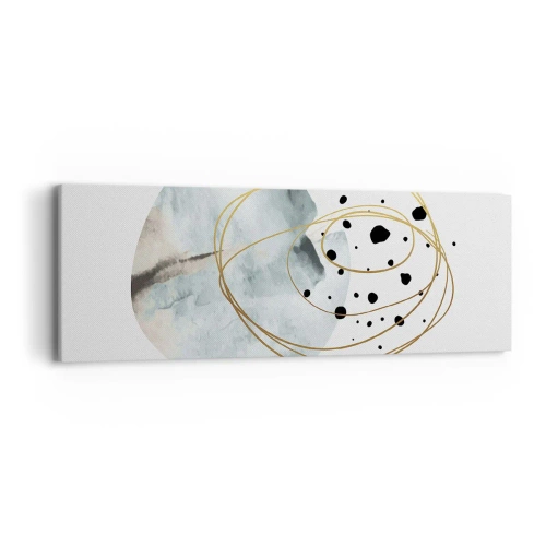 Bild auf Leinwand - Leinwandbild - Vom Weltraum umarmt - 90x30 cm