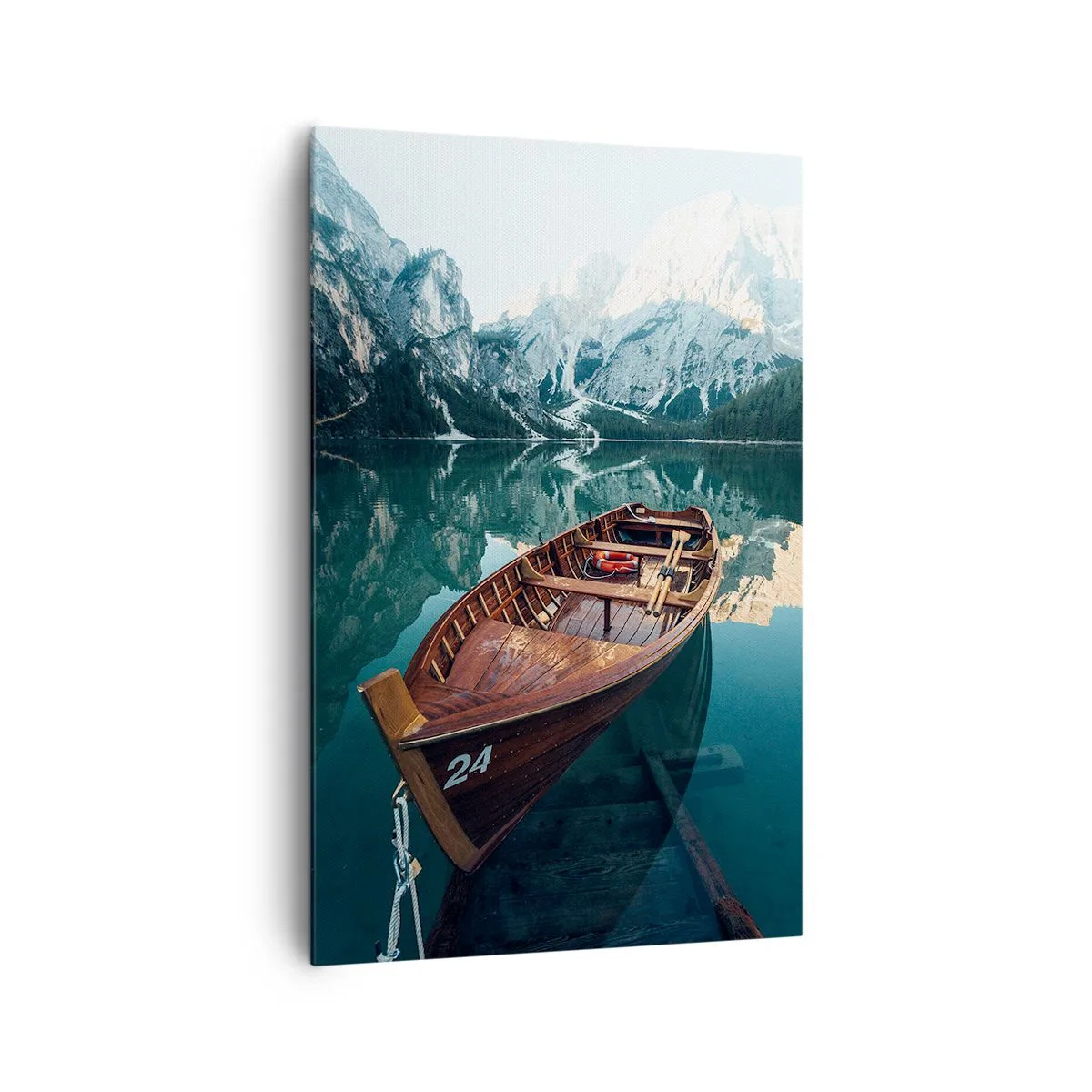 Bild auf Leinwand - Leinwandbild - Wie auf Glas gemalt - 80x120 cm