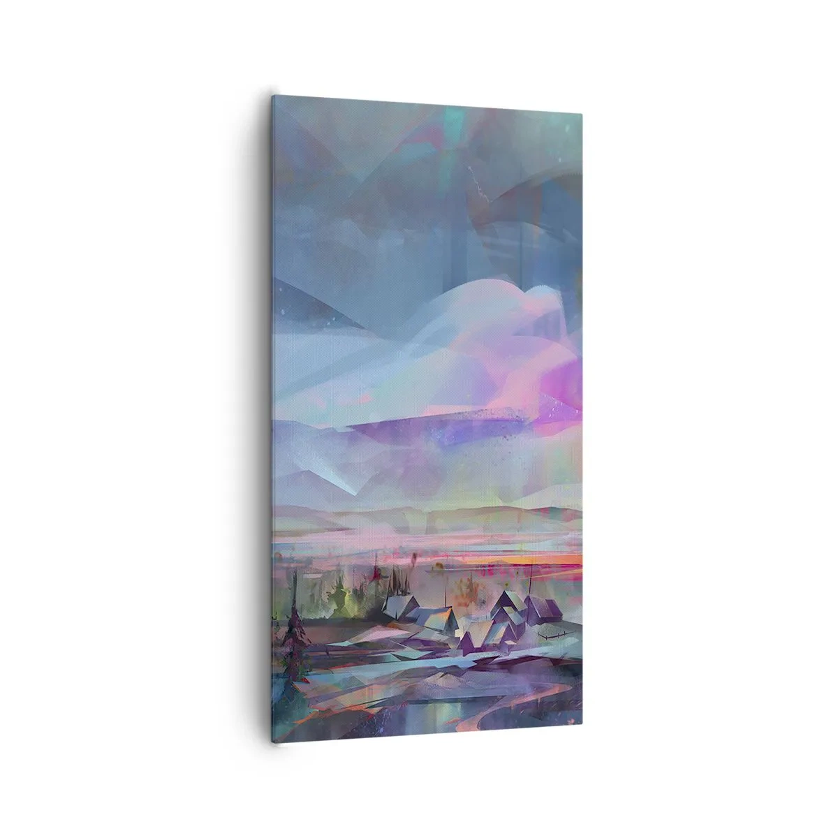 Bild auf Leinwand - Leinwandbild - Unter einem wohlwollenden Himmel - 65x120 cm