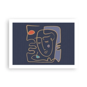 Poster - In Gedanken - 70x50 cm