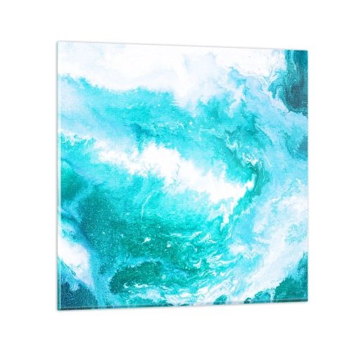 Glasbild - Bild auf glas - Im Kern des Elements - 60x60 cm