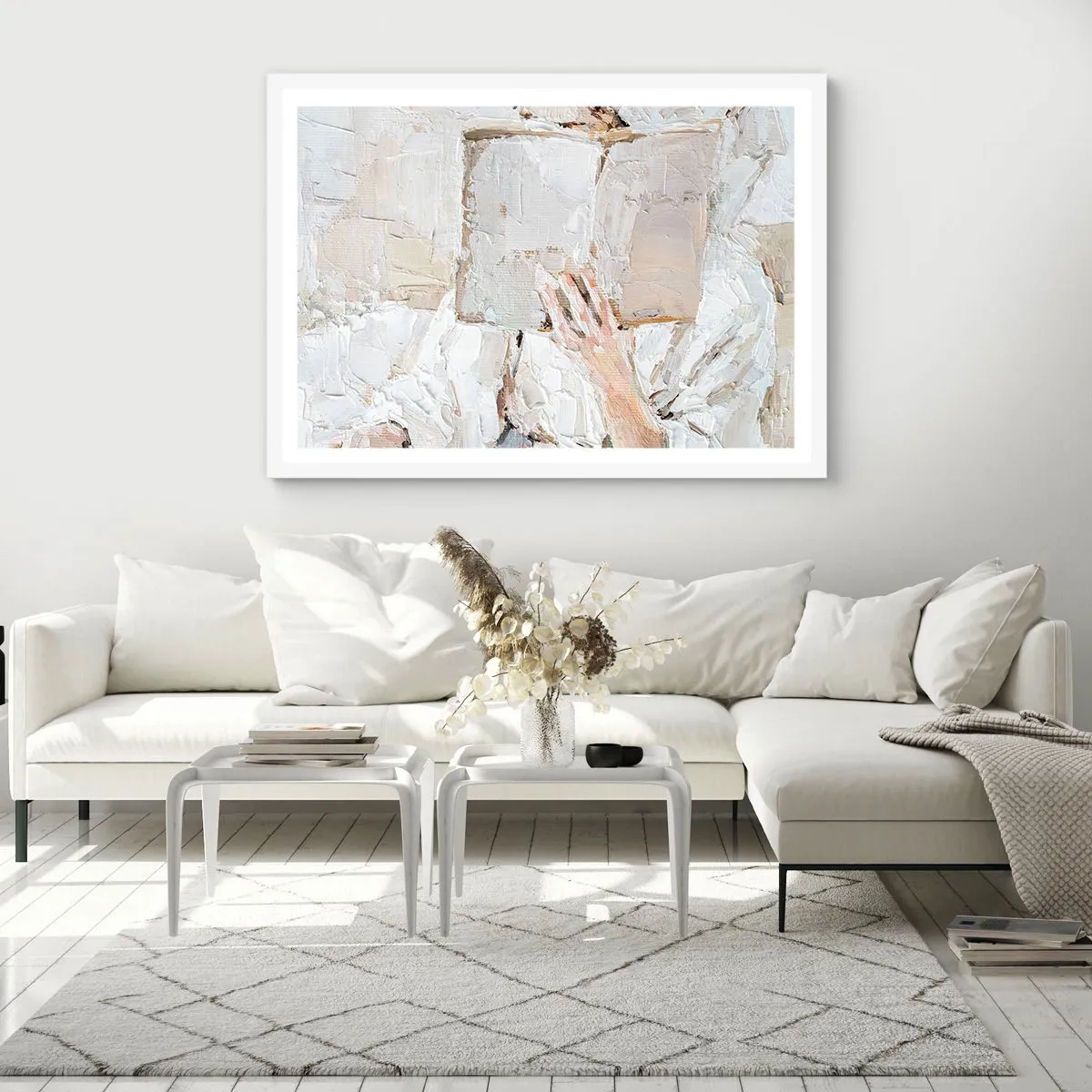 Poster in einem weißen Rahmen - In einer anderen Welt - 70x50 cm