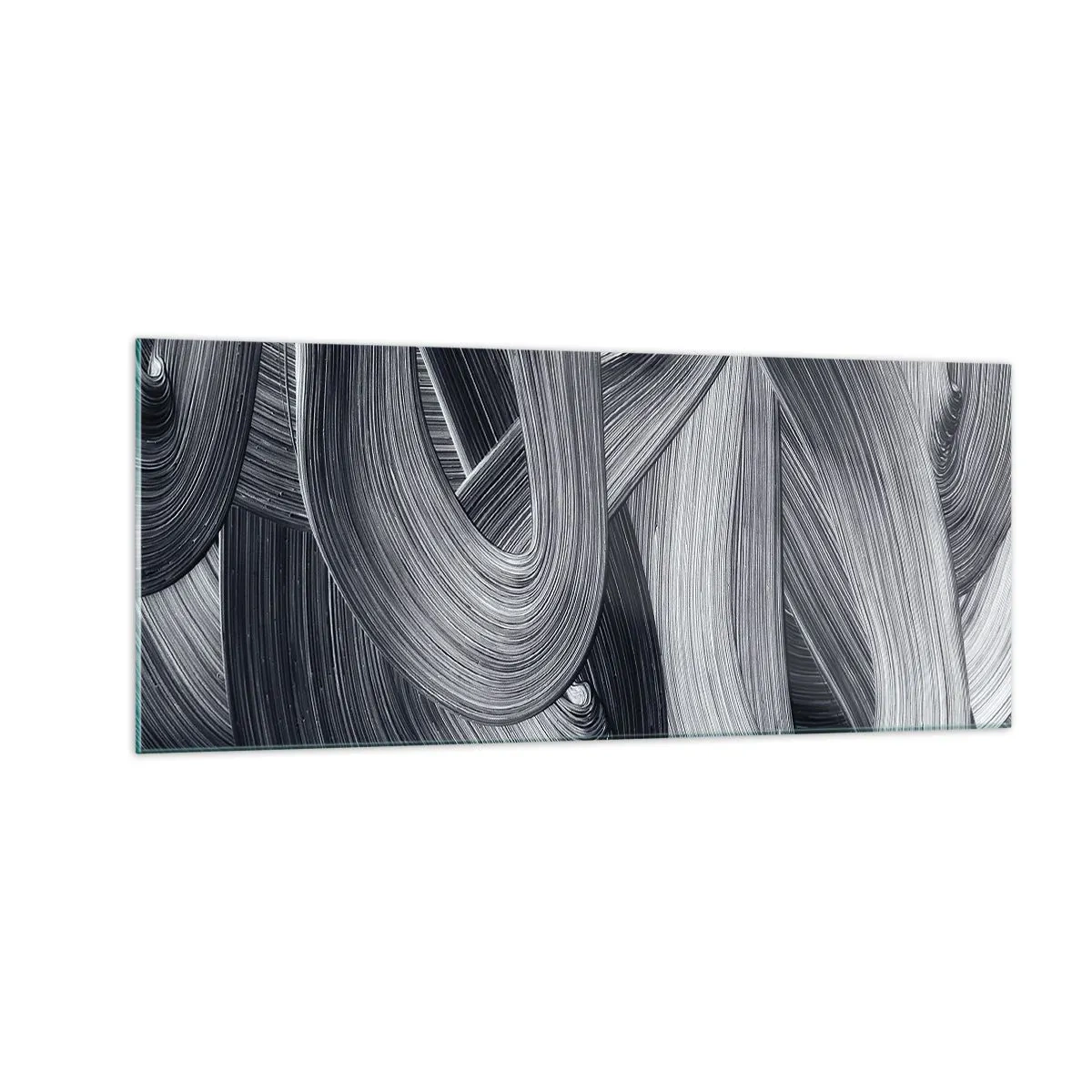 Glasbild - Bild auf glas - Die Fließfähigkeit der Realität - 100x40 cm