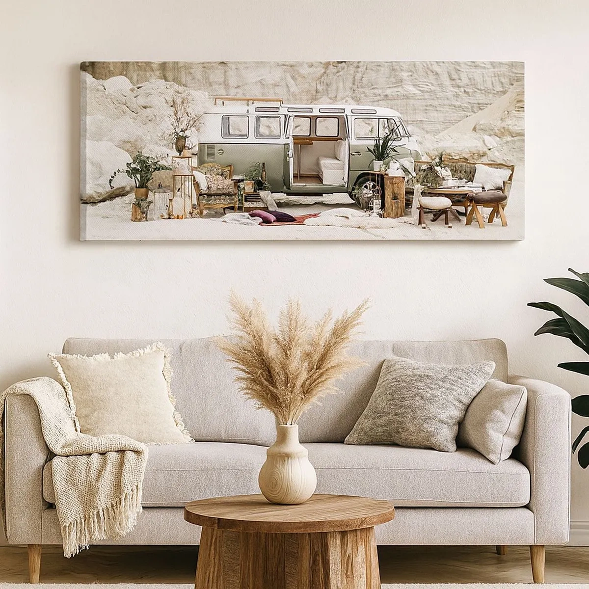 Bild auf Leinwand - Leinwandbild - Es ist die Zeit, die Reise zu beginnen - 100x40 cm