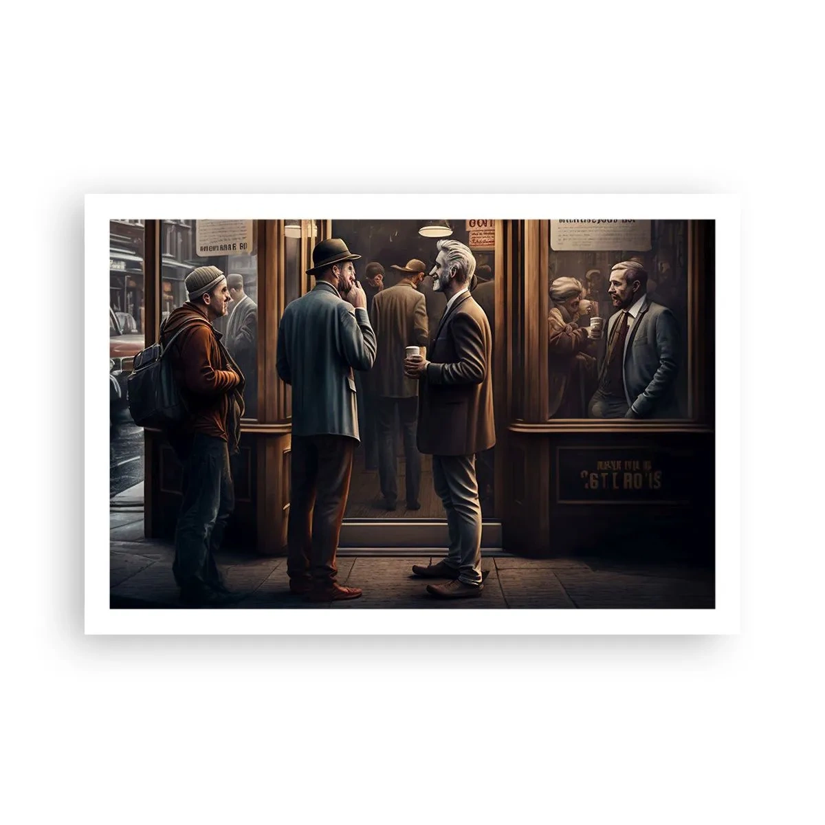 Poster - Gute Zeit des Tages - 91x61 cm