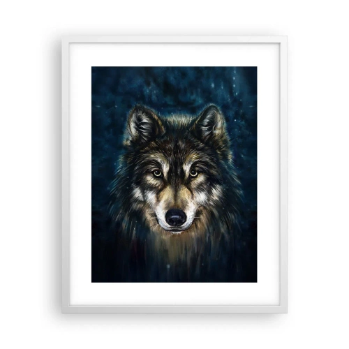 Poster in einem weißen Rahmen - Alpha? Und Omega - 40x50 cm