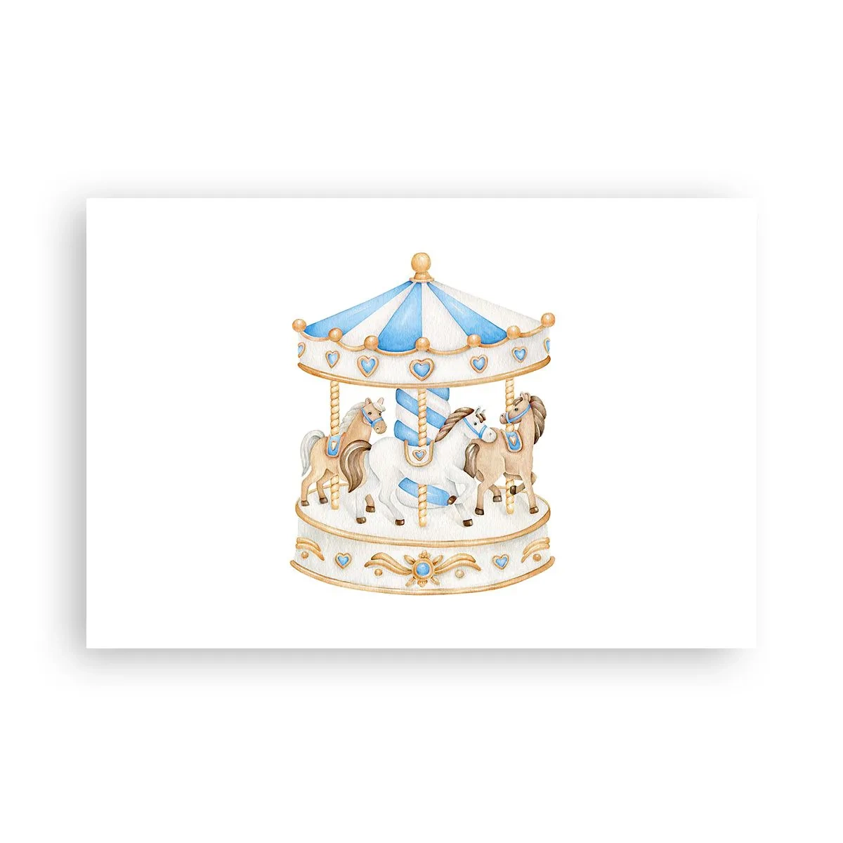 Poster - Süße Kindheit - 91x61 cm