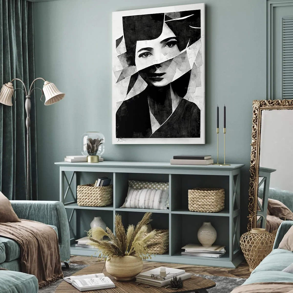 Bild auf Leinwand - Leinwandbild - So, wie du wirklich bist… - 45x80 cm