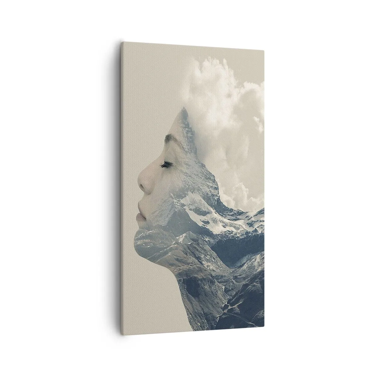 Bild auf Leinwand - Leinwandbild - Die Schönheit der Elemente der Natur - 55x100 cm