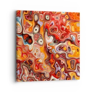 Bild auf Leinwand - Leinwandbild - Wenn die Nüsse in Honig geschmolzen sind - 40x40 cm