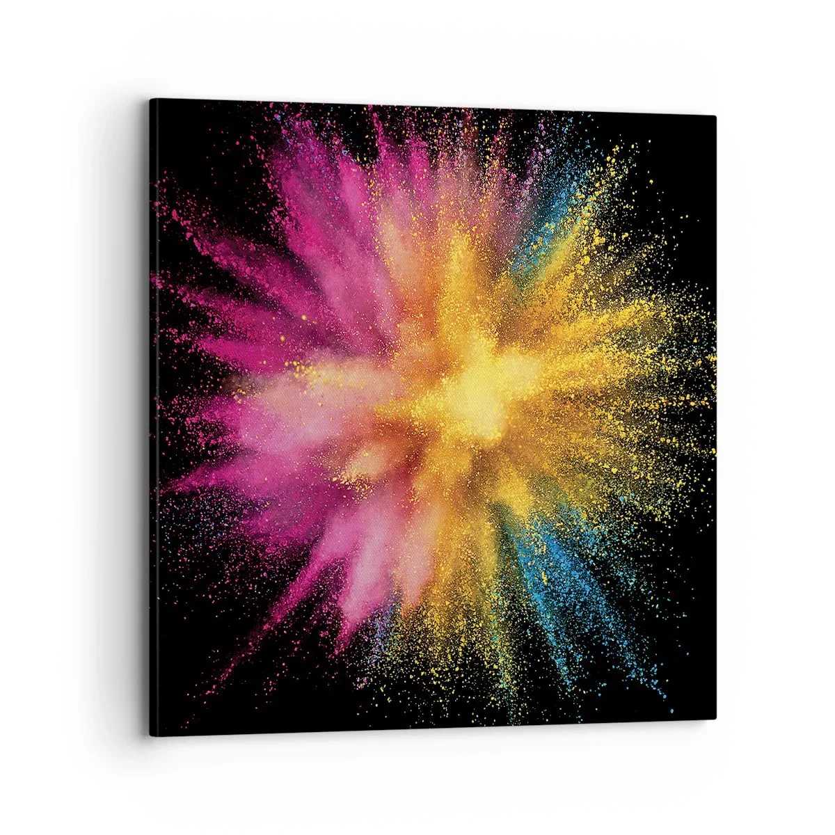 Bild auf Leinwand - Leinwandbild - Die Geburt der Farben - 70x70 cm