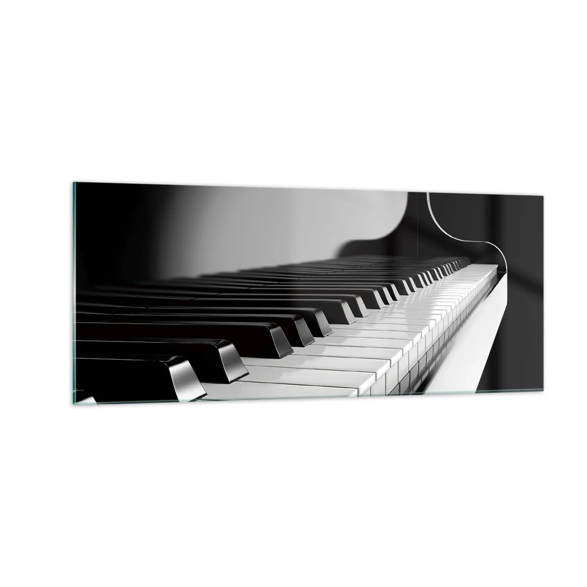 Glasbild - Bild auf glas - Harmonie von Formen und Farben - 100x40 cm