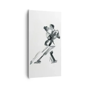 Bild auf Leinwand - Leinwandbild - In einem Schlag - 65x120 cm