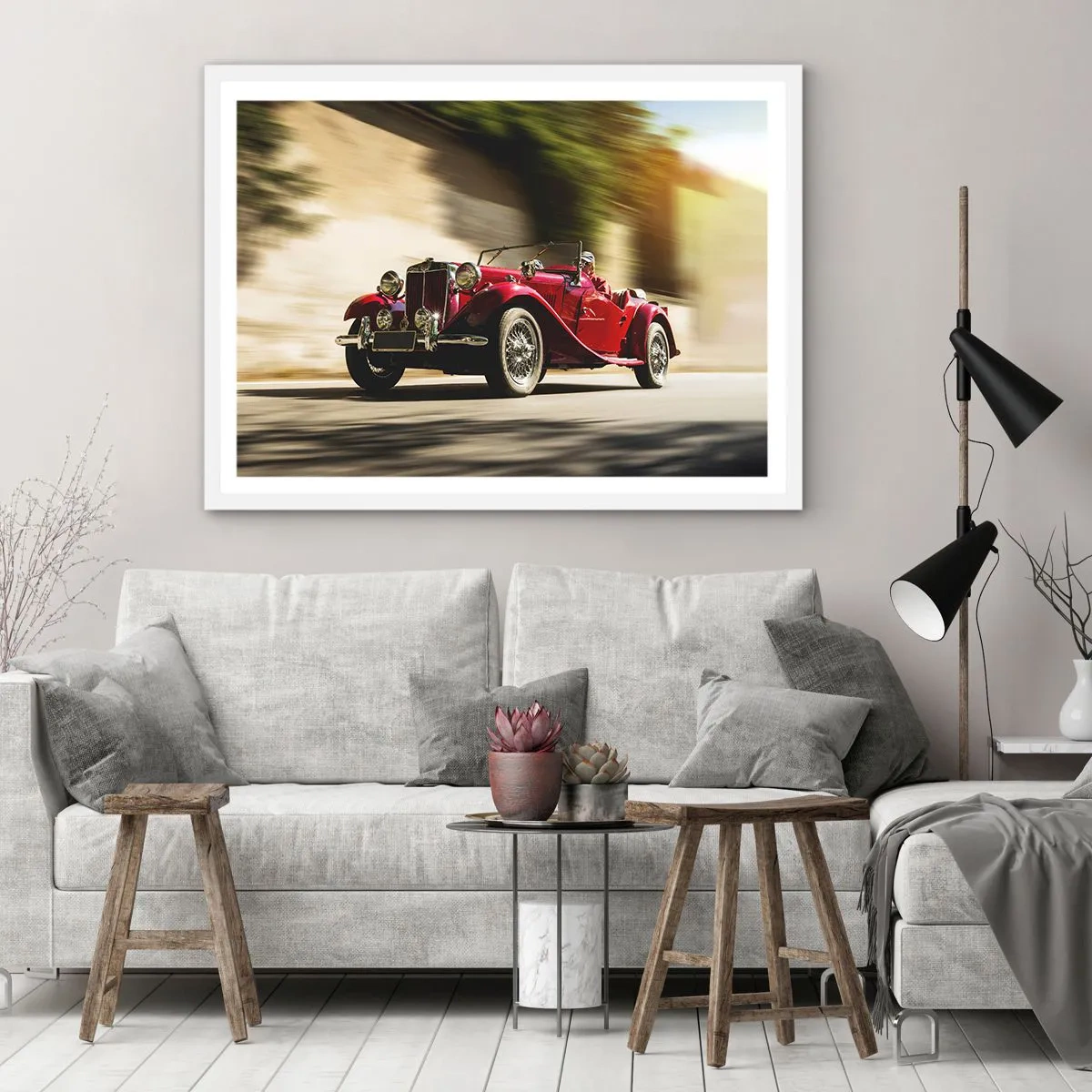 Poster in einem weißen Rahmen - Schöner als Nike von Samothrake - 50x40 cm