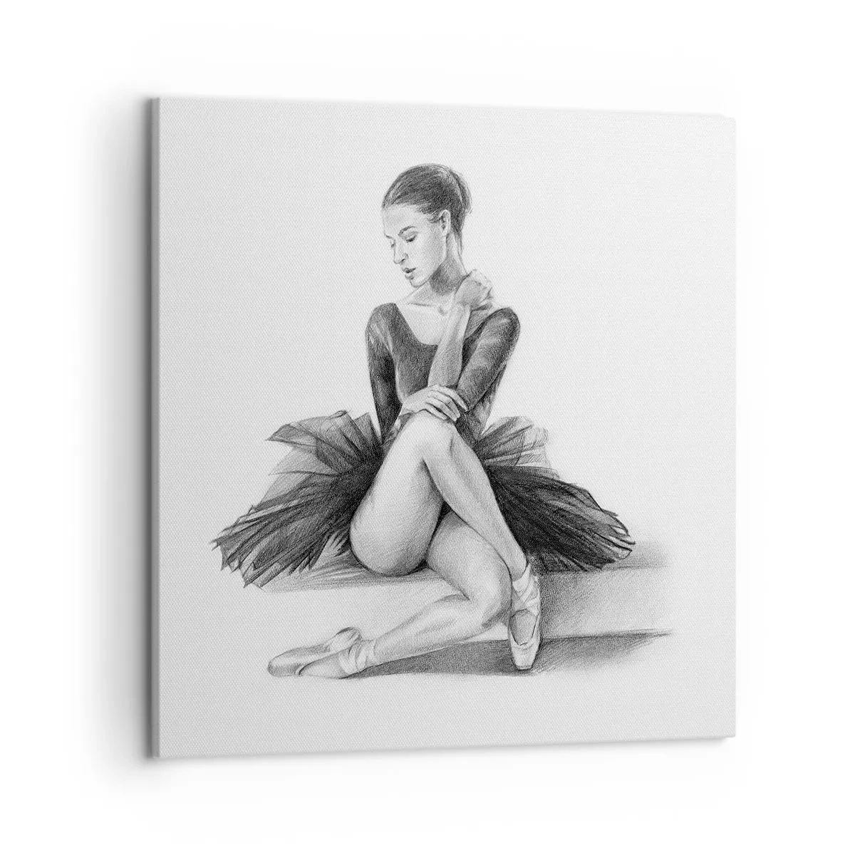 Bild auf Leinwand - Leinwandbild - Vom Tanz verzaubert - 50x50 cm