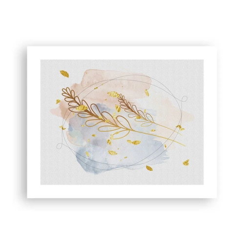 Poster - Goldenr Hauch - 50x40 cm