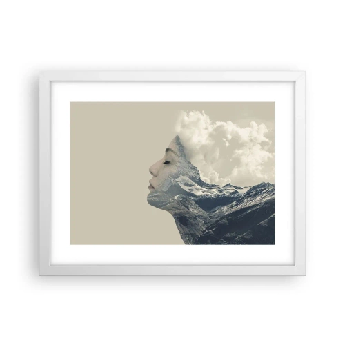 Poster in einem weißen Rahmen - Die Schönheit der Elemente der Natur - 40x30 cm