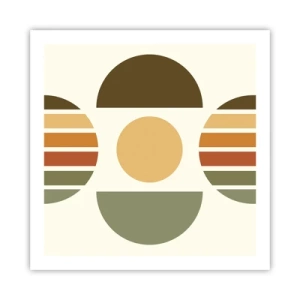 Poster - In Erdtönen - 60x60 cm