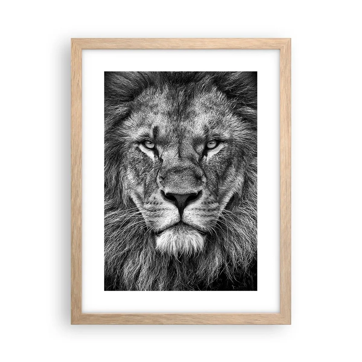 Poster in einem Rahmen aus heller Eiche - Im Krönungsgewand - 30x40 cm