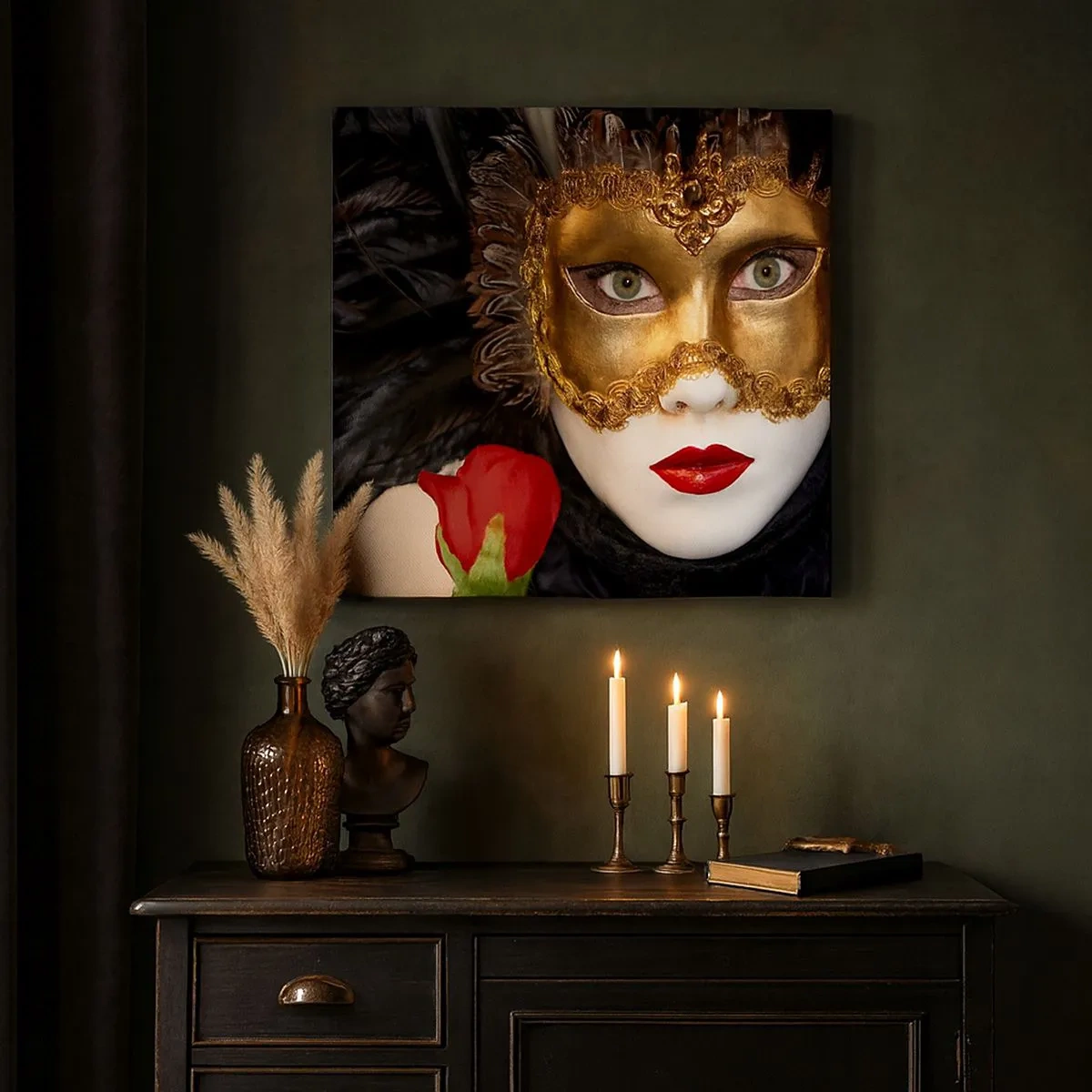 Bild auf Leinwand - Leinwandbild - Denn das Leben ist ein großer Ball - 30x30 cm