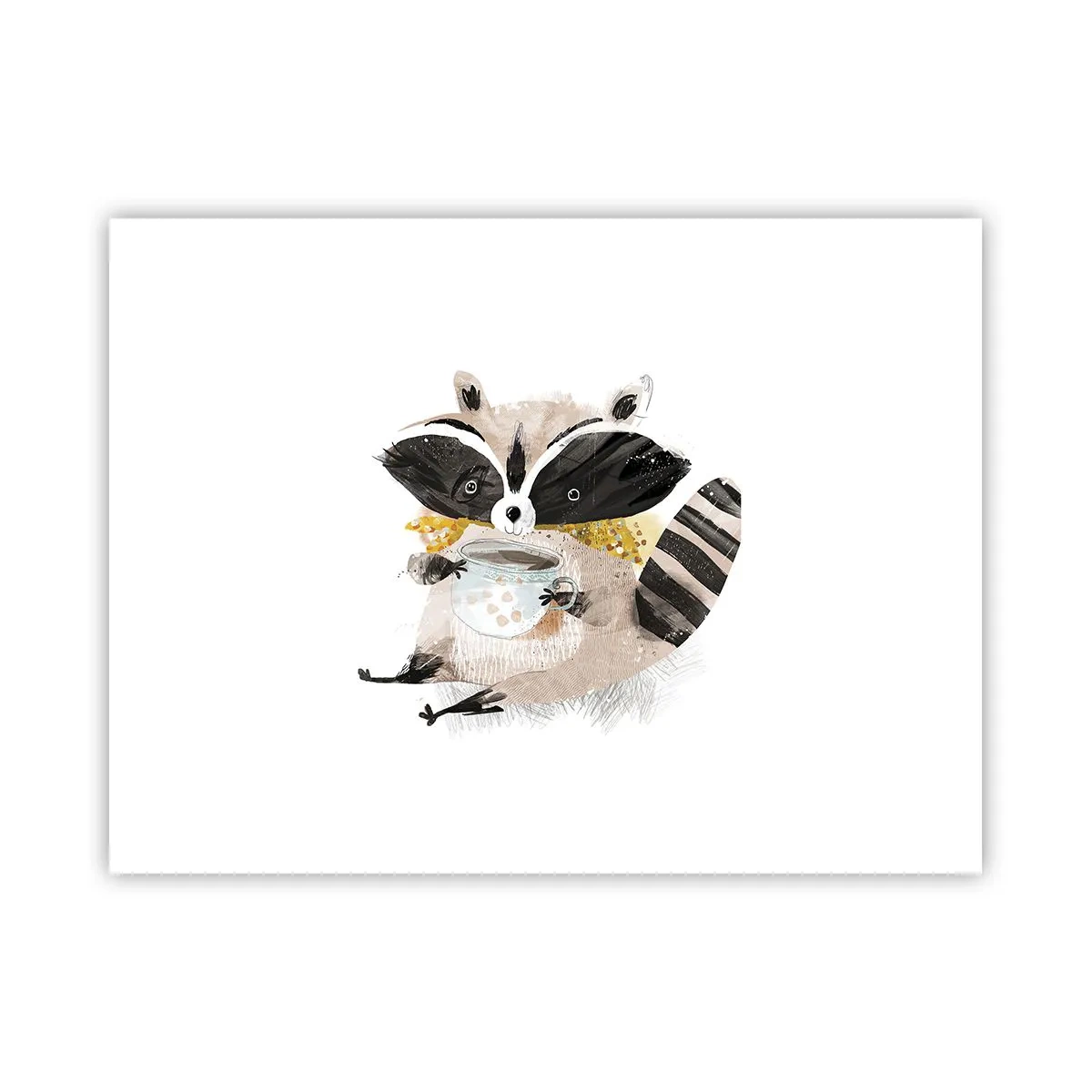 Poster - Mein Freund der Waschbär - 40x30 cm