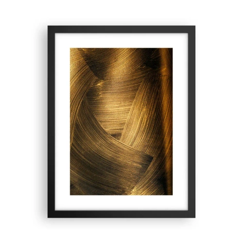 Poster in einem schwarzem Rahmen - In einem goldenen Labyrinth - 30x40 cm