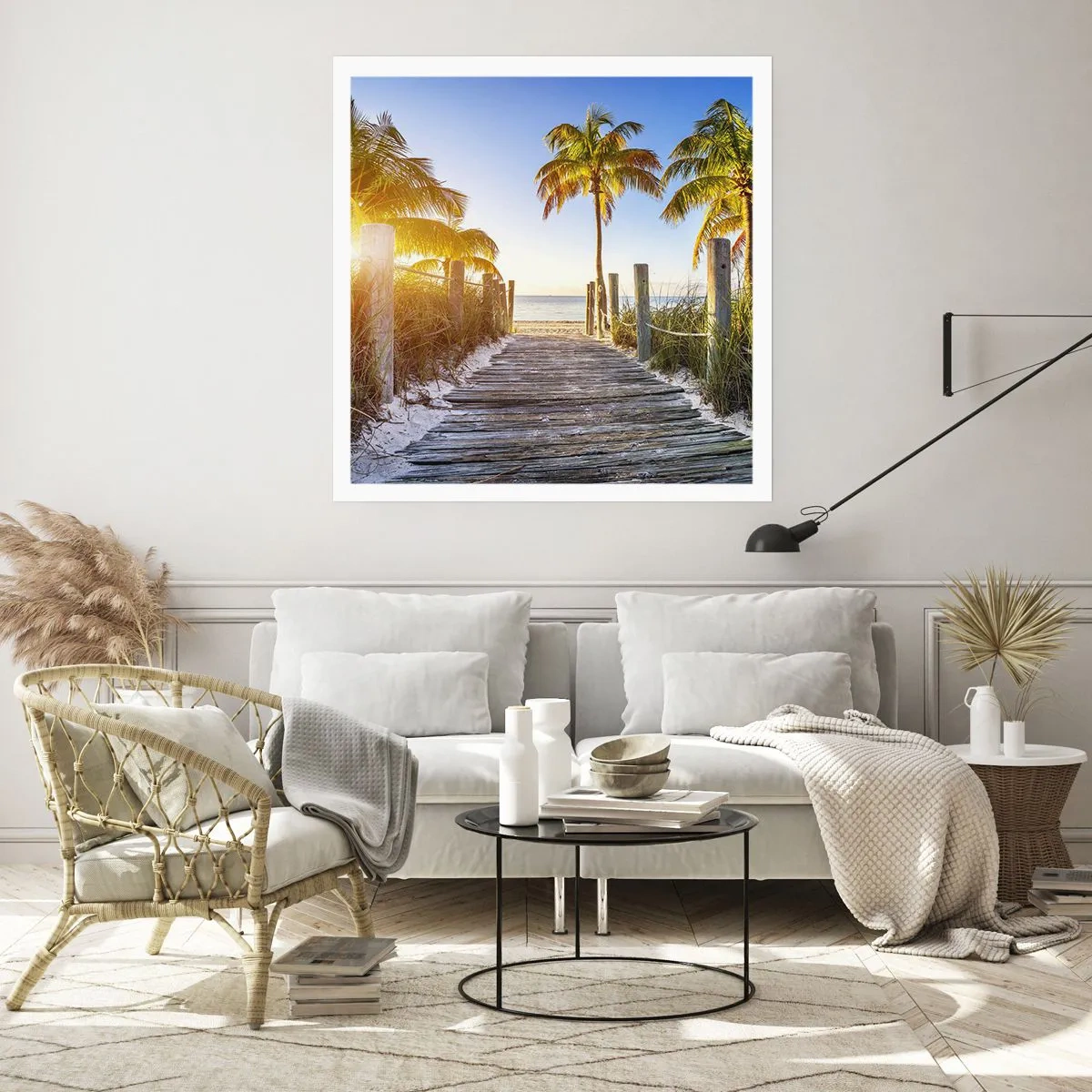 Poster - Direkt ins Paradies - 50x50 cm
