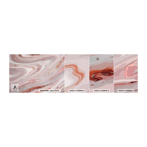 Fototapeten Muster Selbstklebend Deluxe Sticker - Rosa Flüssigkeit - Abstraktion, Stück, Modernes Muster - 100x30 cm