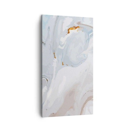 Bild auf Leinwand - Leinwandbild - Das Weiß wird erhoben - 45x80 cm