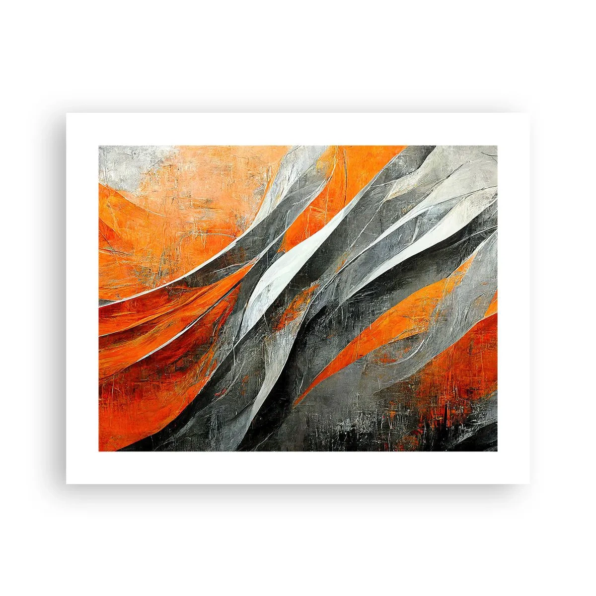 Poster - Hitze und Kälte - 50x40 cm