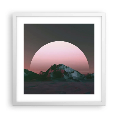 Poster in einem weißen Rahmen - In einer Nachbargalaxie - 40x40 cm