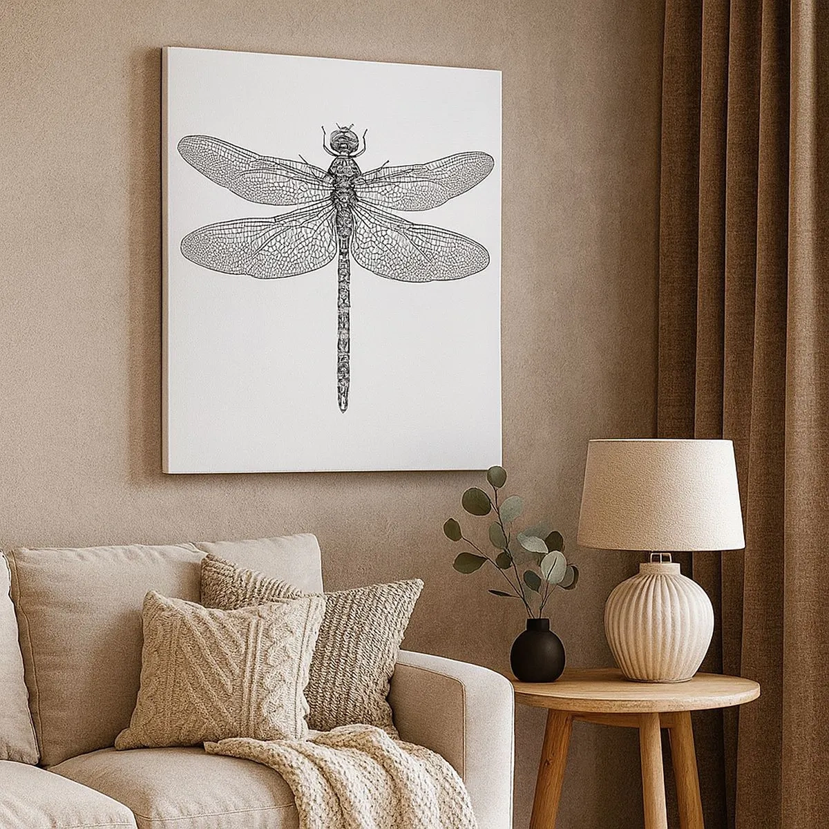 Bild auf Leinwand - Leinwandbild - Präzision der Natur - 30x30 cm