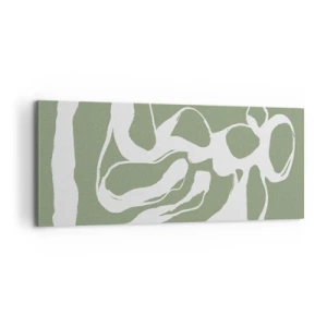 Bild auf Leinwand - Leinwandbild - Ruf des Weltraums - 100x40 cm