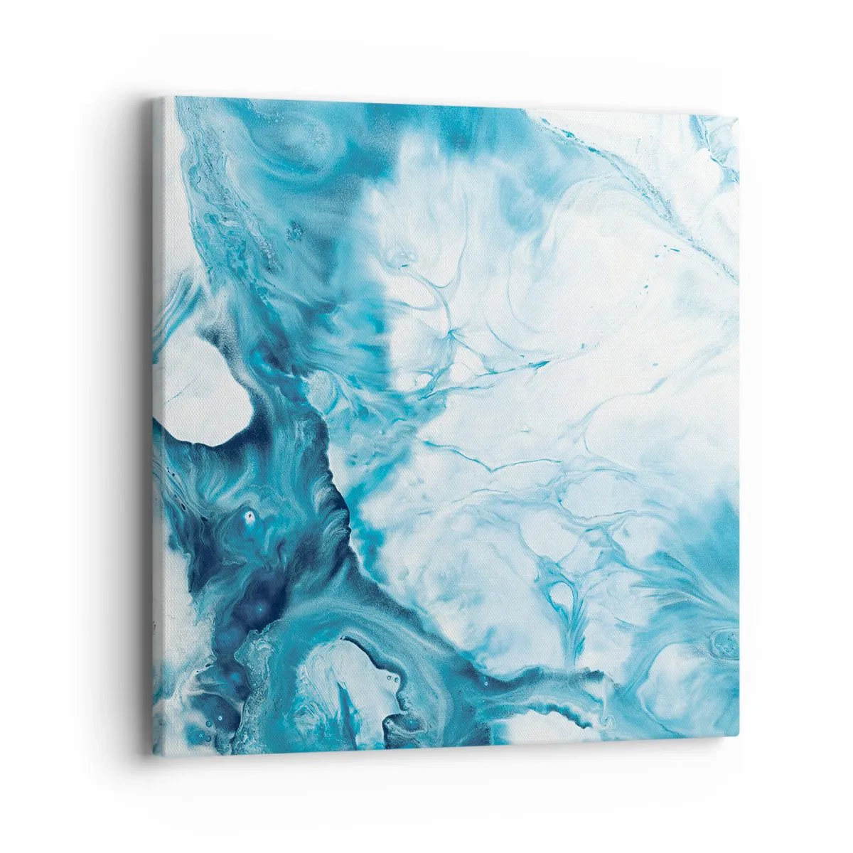 Bild auf Leinwand - Leinwandbild - Blaues Konzert - 40x40 cm