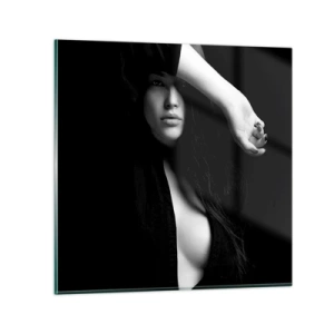 Glasbild - Bild auf glas - Schule der Verführung - 50x50 cm