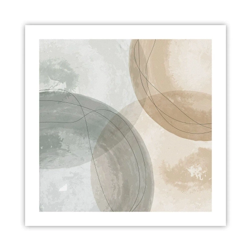 Poster - Welten durchdringen - 50x50 cm