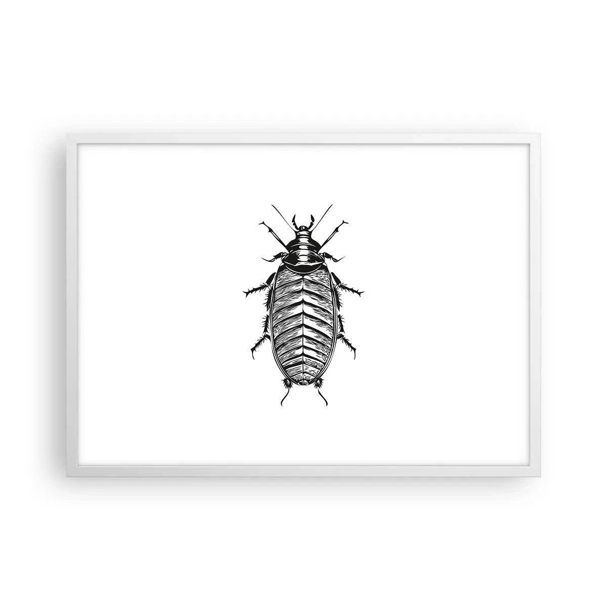 Poster in einem weißen Rahmen - Was für ein Exemplar! - 70x50 cm