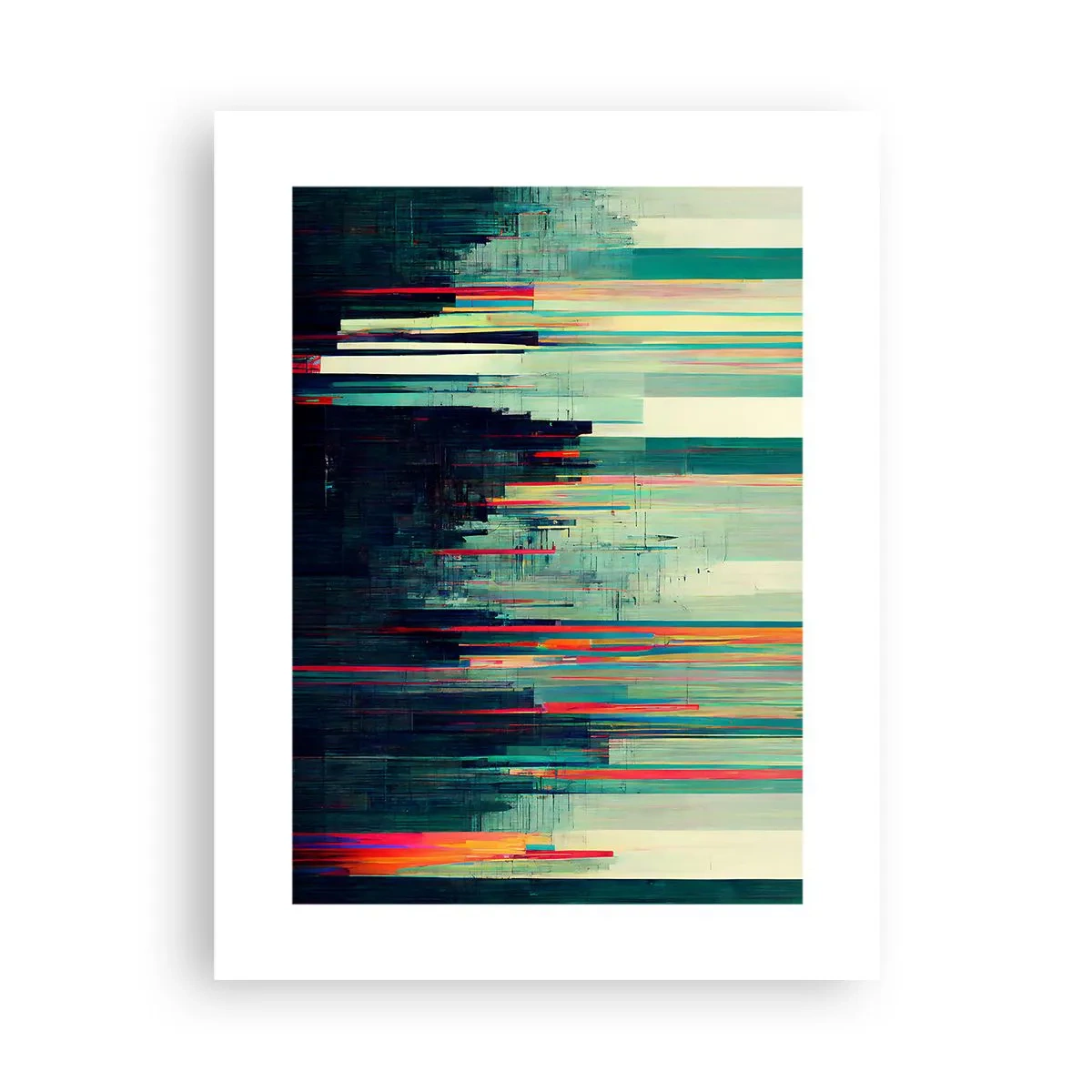 Poster - Futuristische Stadt - 30x40 cm