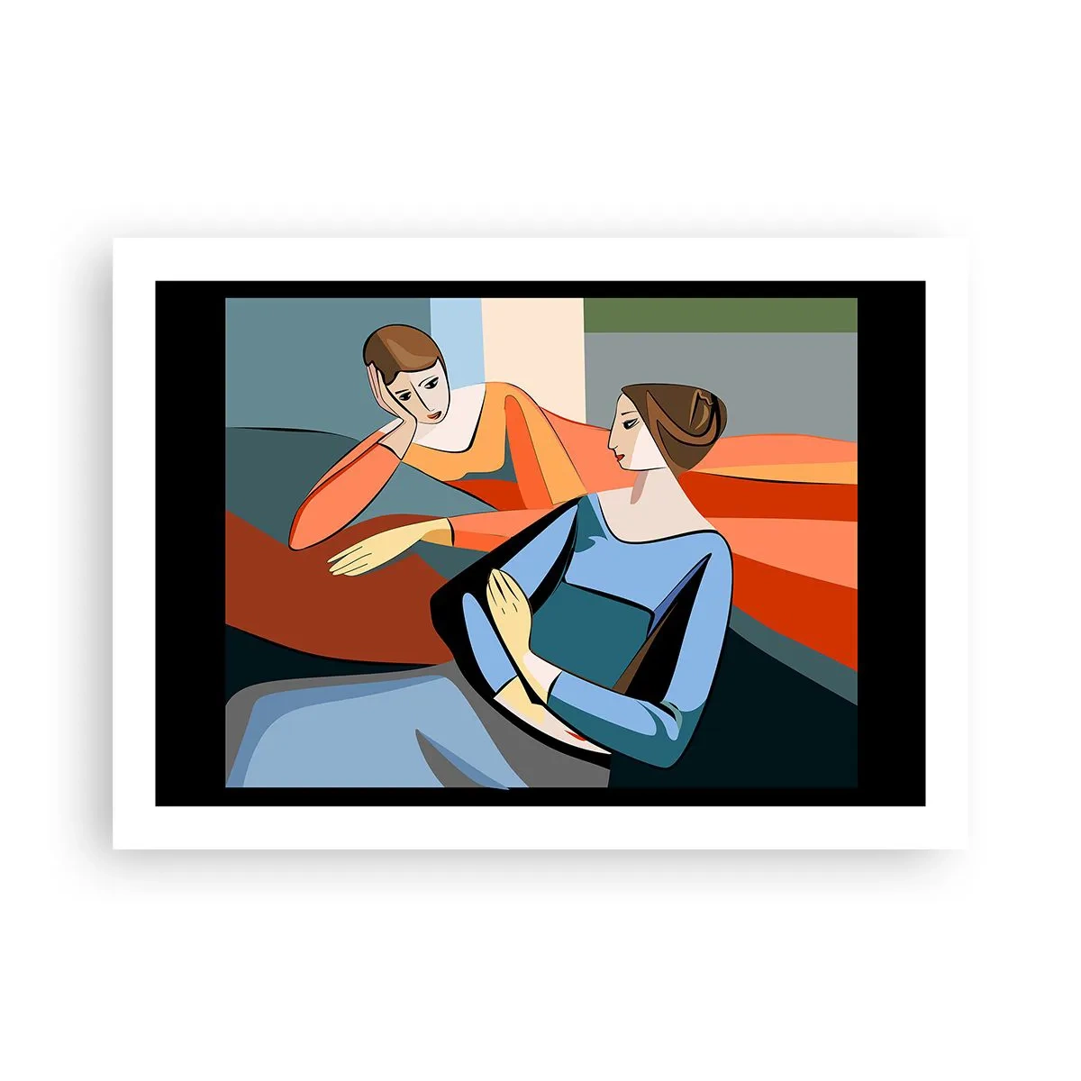 Poster - Moment der Zuversicht - 70x50 cm