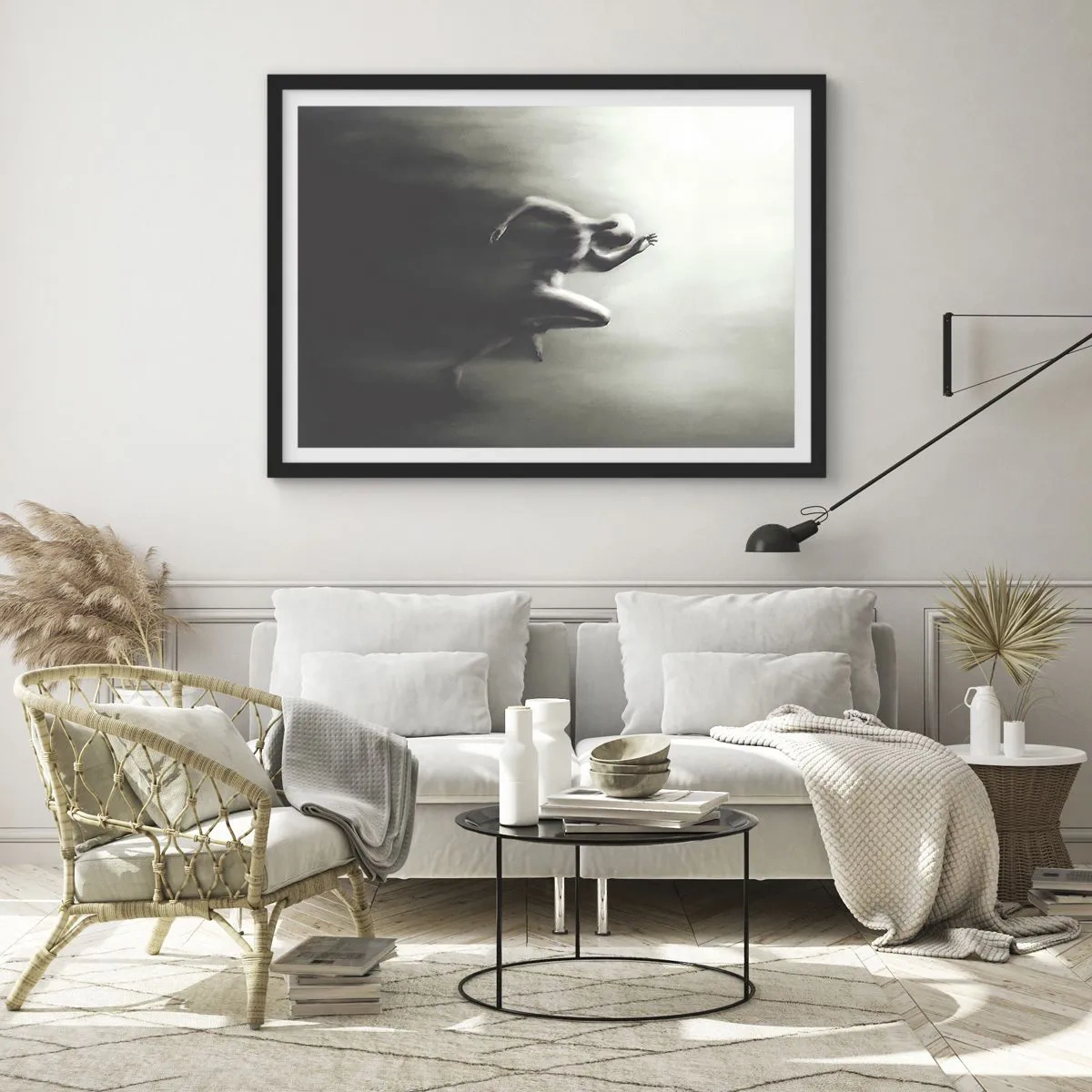 Poster in einem schwarzem Rahmen - Unwiderstehlich - 40x30 cm